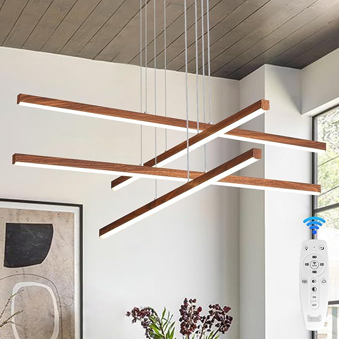 Modern Linear Pendant Light by LUMIFLYModernChandelier