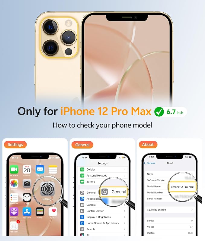 FNTCASE for iPhone 12 Pro Max Case: Translucent Matte Magnetic Phone Cover - Image 2
