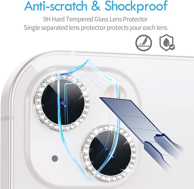 Bling Diamond Individual Camera Lens Protector - Image 7