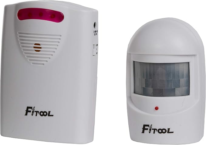 Wireless Driveway Alarm, Home Security Alarm, PIR Motion Sensor Alert System by FITOOL