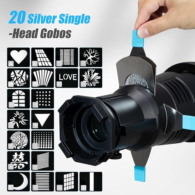 Bowens Mount Spotlight Conical Optical Snoot kit, Photography Lighting Accessory - Image 2