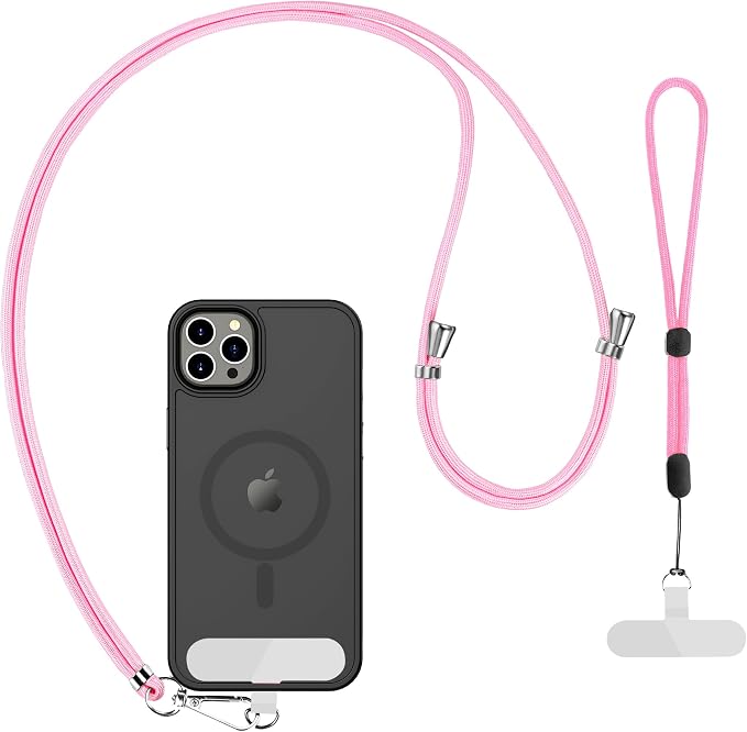 CACOE Phone Lanyard 2 Pcs-1 Pcs Adjustable Neck Strap, 2 Pads, Universal by CACOE