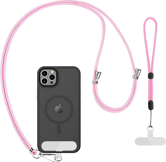 CACOE Phone Lanyard 2 Pcs-1 Pcs Adjustable Neck Strap, 2 Pads, Universal by CACOE