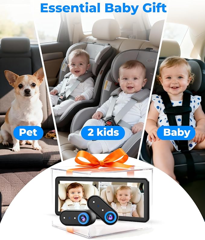 LUCKVIEW BM5PRO 7.2" 1080P HD Baby Car Camera - Image 8