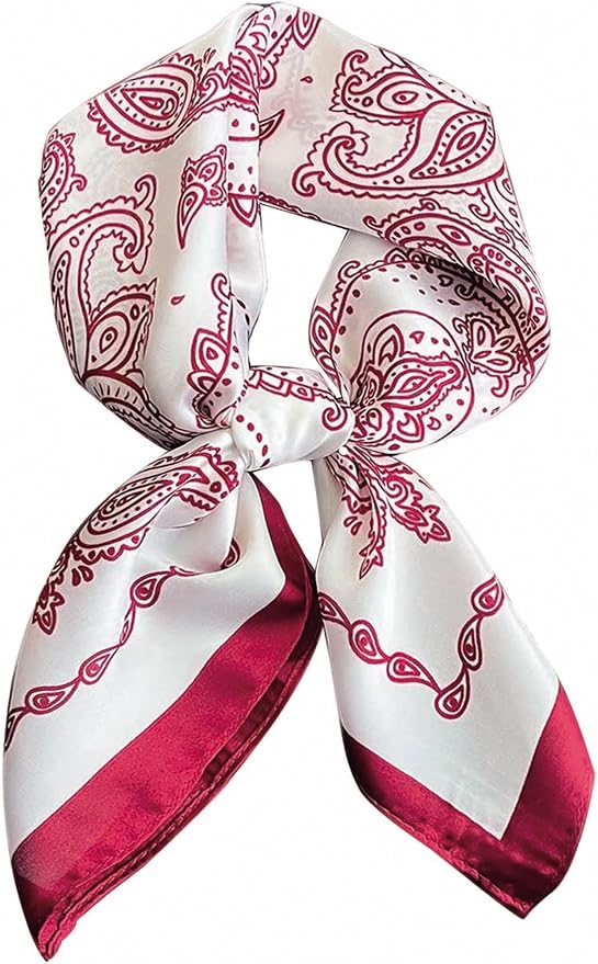 Silky Scarf for Women Lightweight Satin Bandanas Neck Hair Wrap For Sleeping by OnllhNiceScarfForWomen