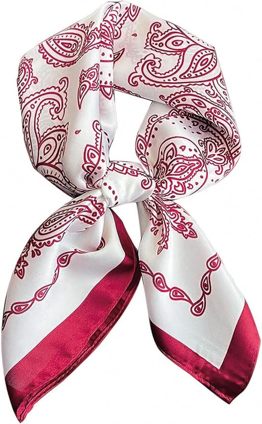 Silky Scarf for Women Lightweight Satin Bandanas Neck Hair Wrap For Sleeping by OnllhNiceScarfForWomen