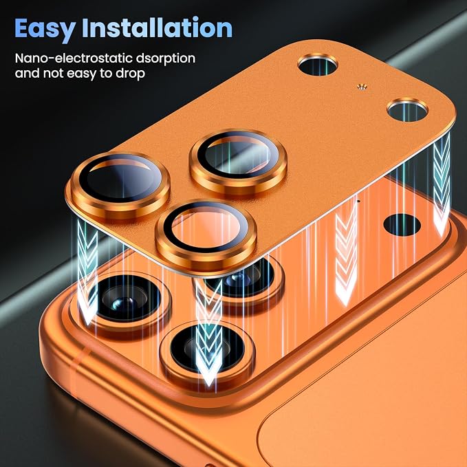 Uyiton Compatible with iPhone 17 Pro Max Camera Lens Protector - Image 8