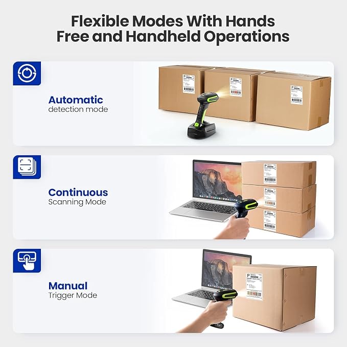 Eyoyo 2D QR Industrial Barcode Scanner - Image 8
