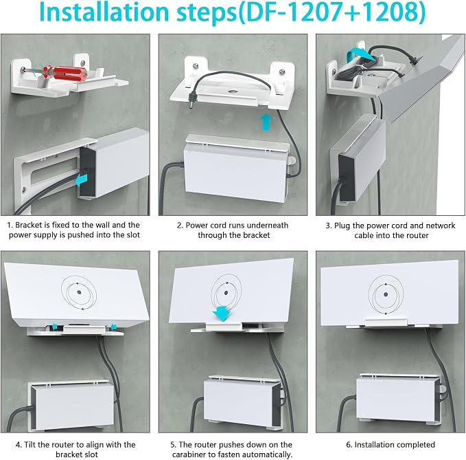 XLTTYWL Starlink V3 Mount, Starlink Gen3 Router Wall Mounts - Image 4