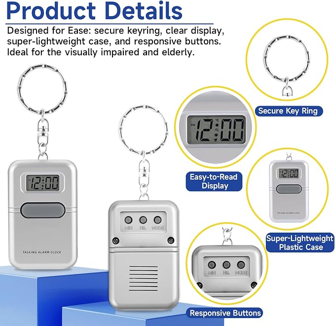 Lenporl Talking Clock for The Blind and Visually Impaired - Image 3