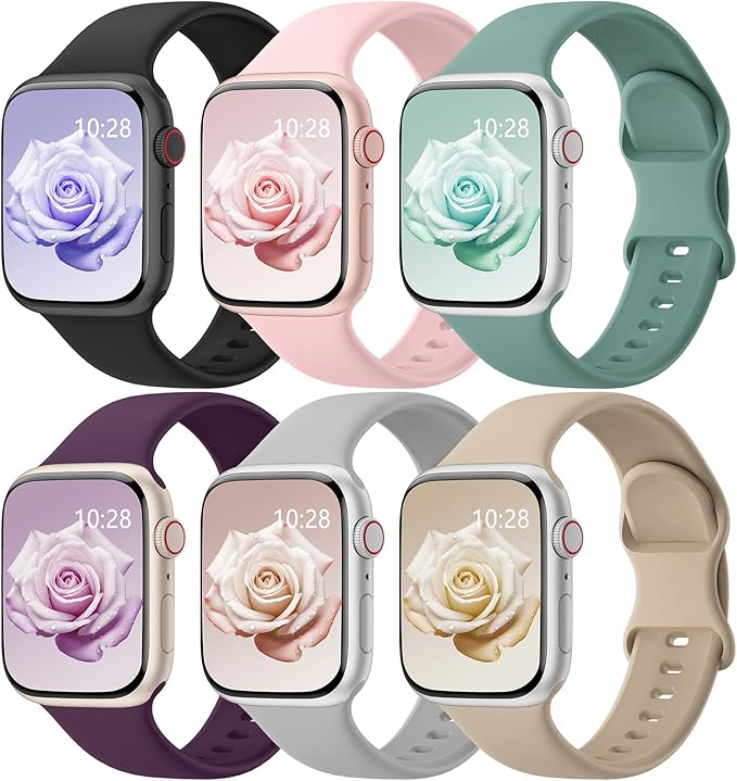 6 Pack Sport Bands Compatible by HEARTBOOM