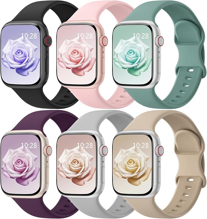 6 Pack Sport Bands Compatible by HEARTBOOM
