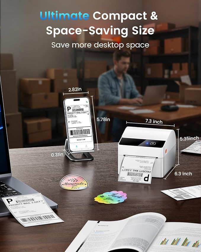 ASprink Bluetooth Shipping Label Printer - Image 7