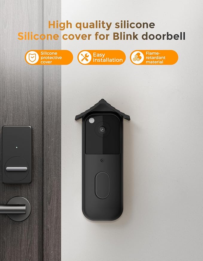 Silicone Cover for Blink Video Doorbell 2025 Waterproof Doorbell Cover - Image 2