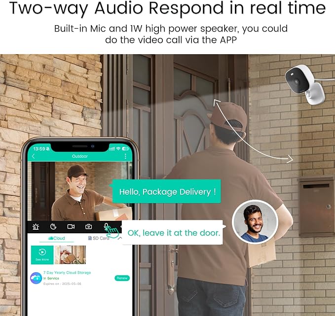 Smart Garage Camera, Home Security Camera - Image 2