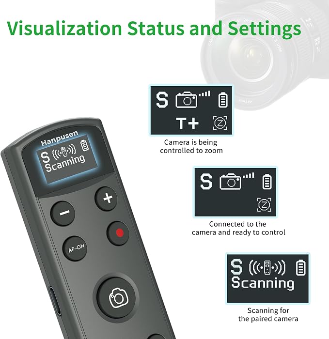 for Sony Camera Rechargeable Remote Control Wireless Shutter Release Compatible - Image 8