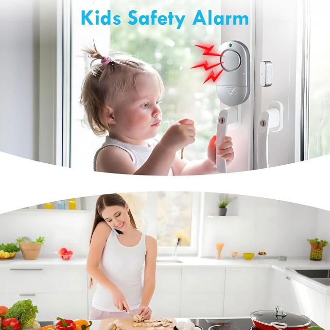 Window Door Alarm, Toeeson 120db Pool Alarm - Image 5