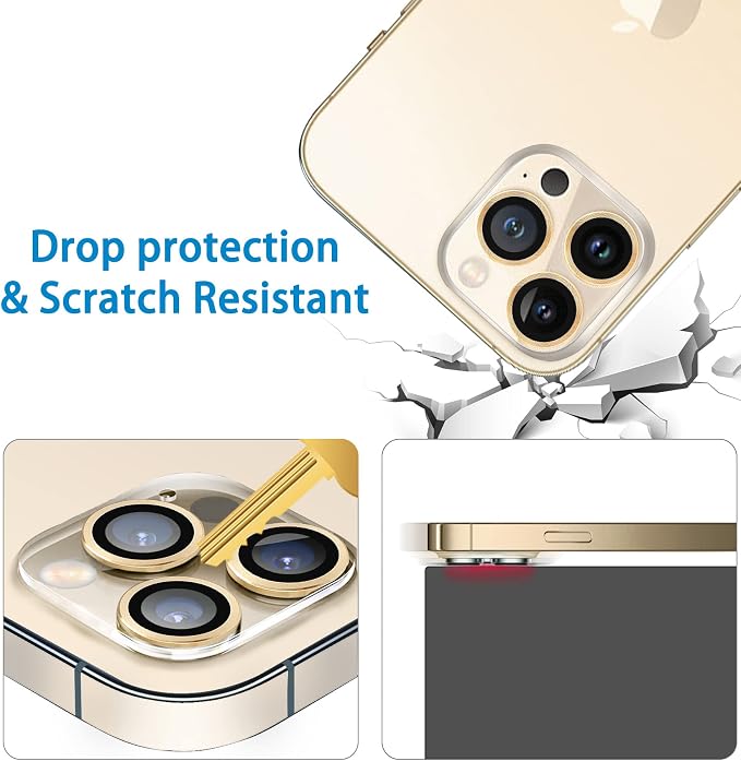 Dengduoduo 3 Pack Tempered Glass Camera Lens Protector - Image 4