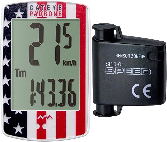 CATEYE Padrone Wireless Bike Computer – Oversized Display Cyclocomputer by CATEYE