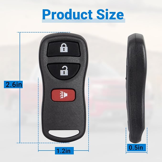 Key Fob Keyless Entry Remote Compatible - Image 6