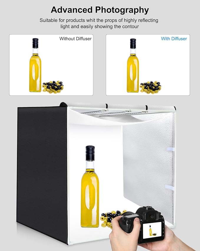 PULUZ 31” Large Photo Light Box, Light Box Photography - Image 4