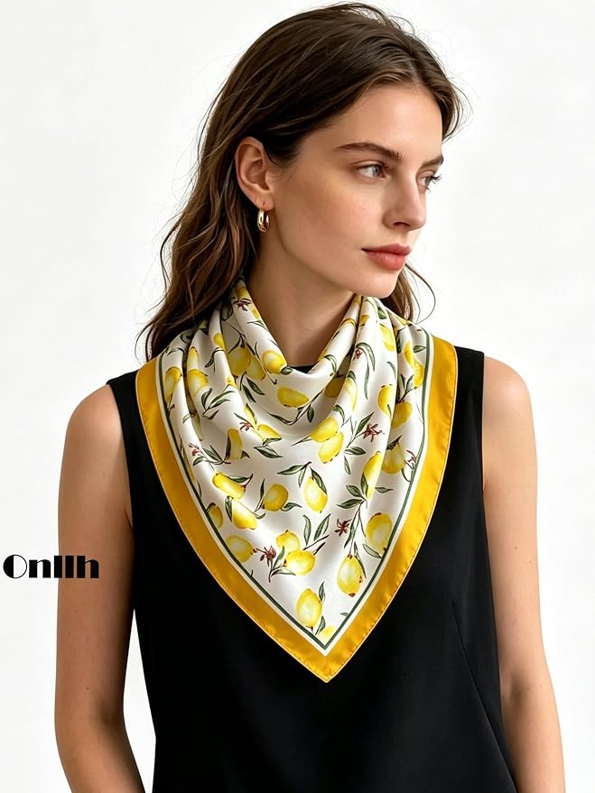 Silky Scarf for Women Lightweight Satin Bandanas Neck Hair Wrap For Sleeping - Image 5