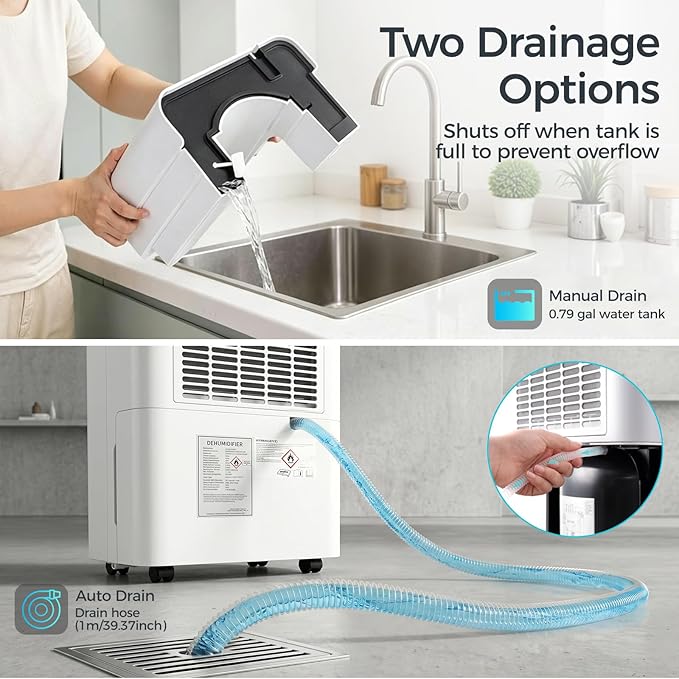 4500 Sq.Ft Most Efficient Energy Star 2025 Dehumidifier - Image 6