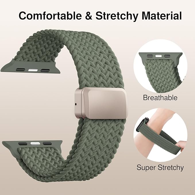 Braided Stretchy Band Compatible - Image 3