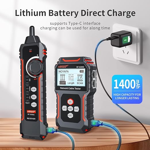 NOYAFA NF-8209S Network Cable Tester, Ethernet Cable Tester - Image 4