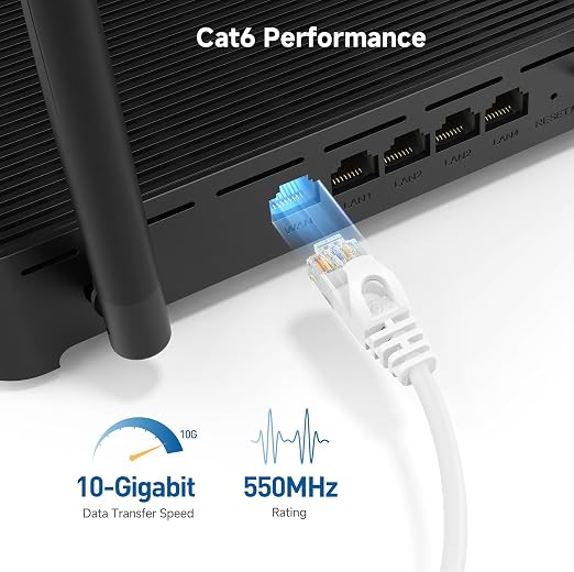 Cable Matters 10Gbps Snagless Cat 6 Ethernet Cable - 35ft - Image 3