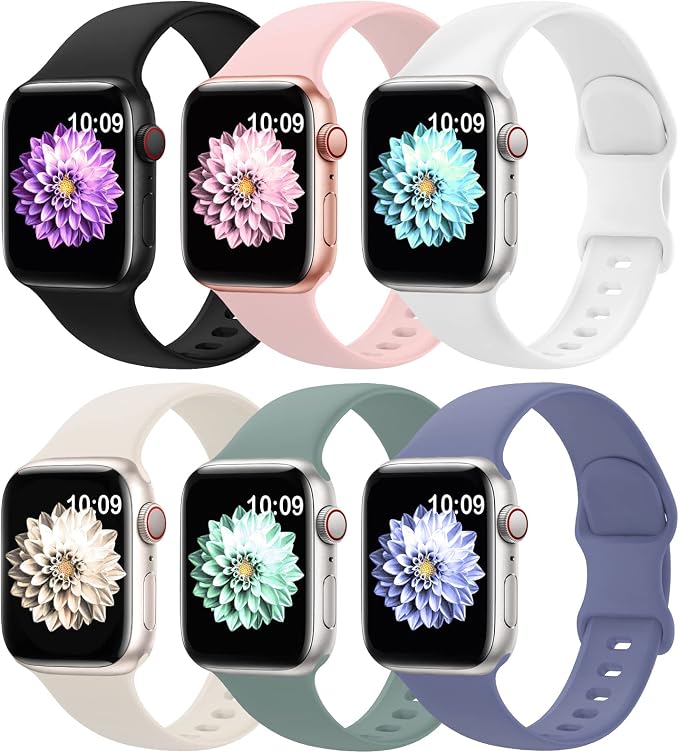 6 Pack Sport Bands Compatible by AMSKY