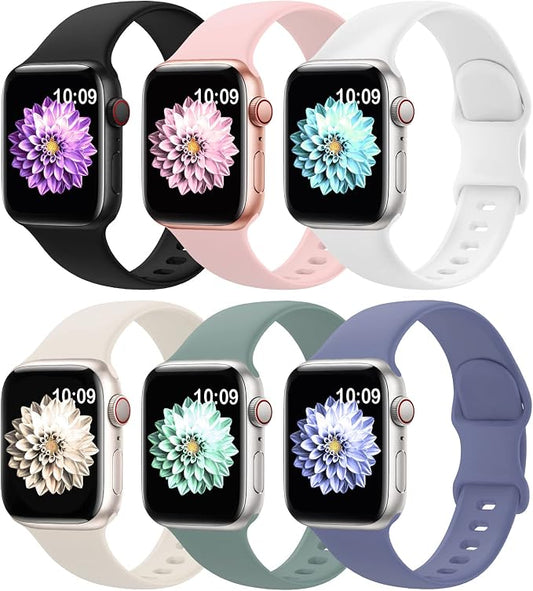 6 Pack Sport Bands Compatible by AMSKY