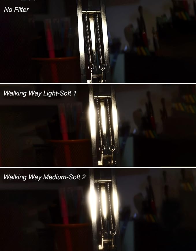 Walking Way 37mm White Mist Diffusion Filter Set, Soft Focus Dreamy Fog Effect - Image 5