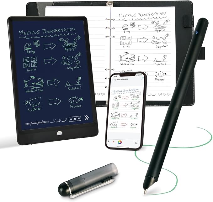 Smart Pen for Note Taking Set Real-Time Paper-to-Digital, Smart Digital Notebook by Ophayapen