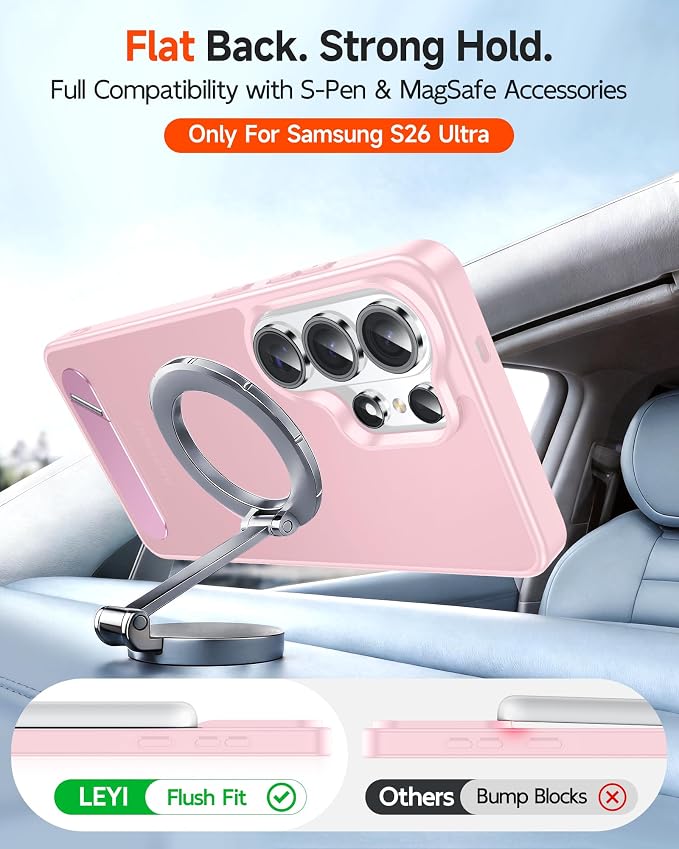 LeYi for S26-Ultra Phone Case: for Magsafe Samsung Galaxy S 26 Ultra Funda para - Image 4