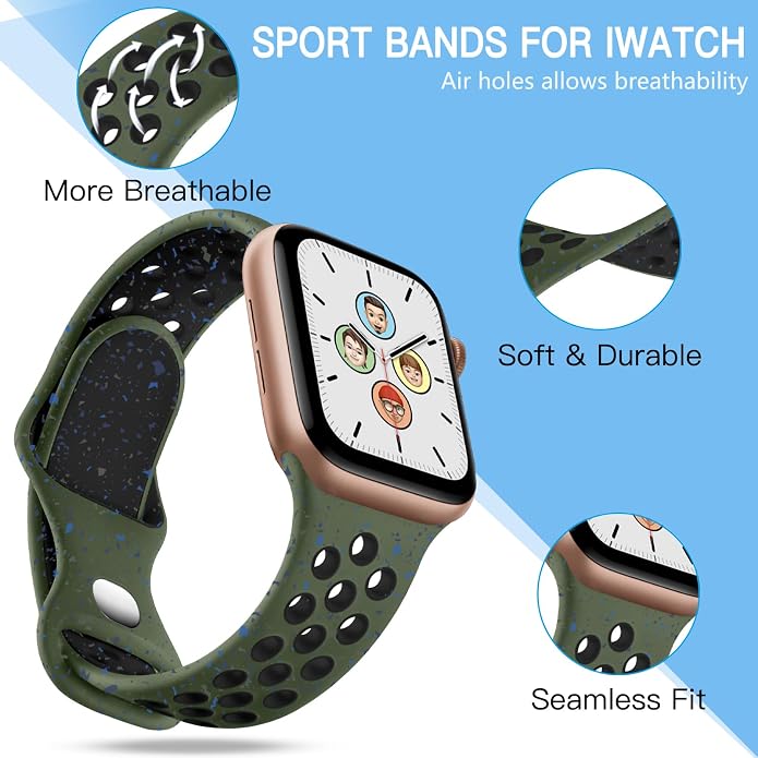Adorve 4 Pack Sport Bands Compatible - Image 2