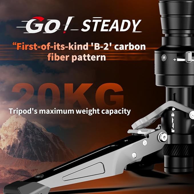 COMAN M1V5 Camera Monopod, One-Click Lifting Monopod - Image 7