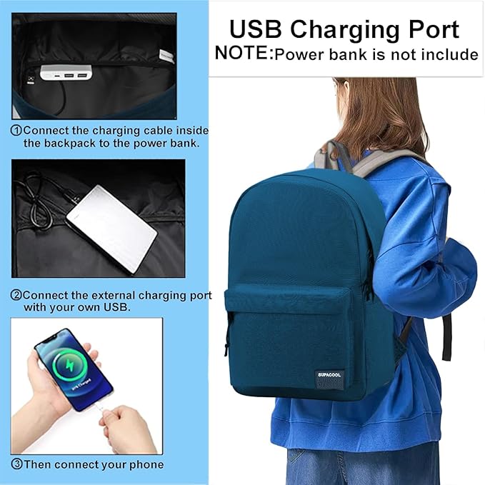 SUPACOOL Casual Laptop Backpack - Image 3