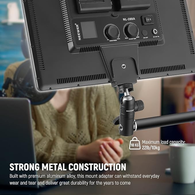 NEEWER Light Stand Mount Adapter - Image 7