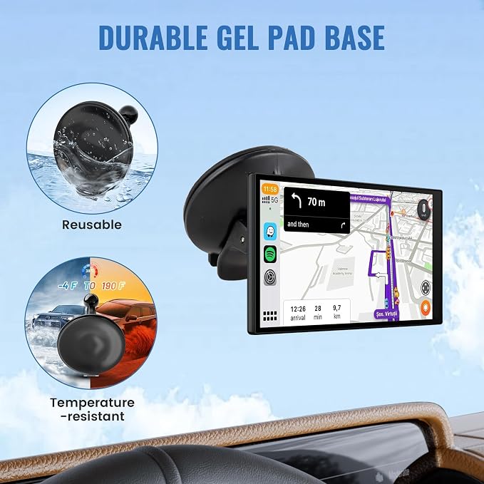 EWAY 2PCS GPS Car Holder Mount for Garmin Nuvi Windshield Dashboard - Image 4