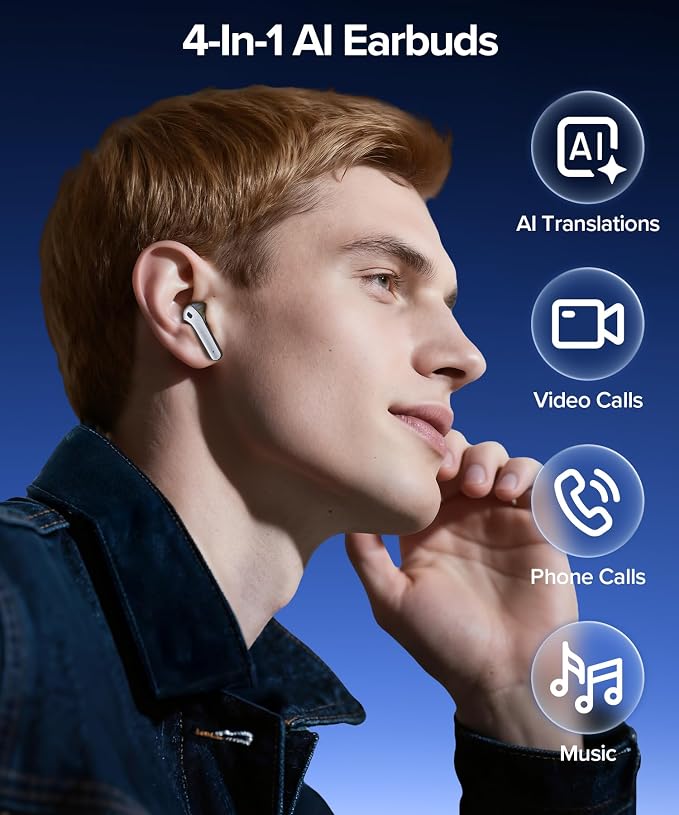 OKEEFE AI Translation Earbuds Real Time 164 Languages Translator Ear Buds - Image 5