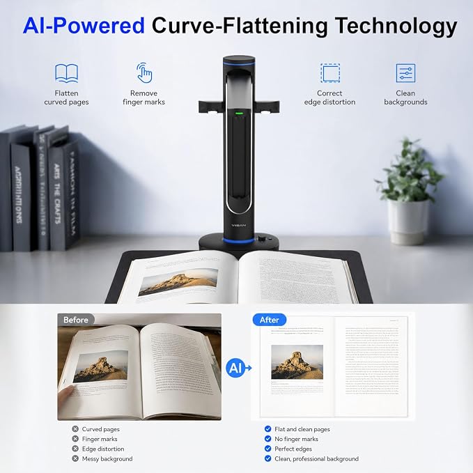 VIISAN S48 Duo Overhead Book Scanner - Image 5