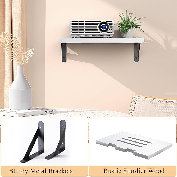 DAWASAPAT Projector Shelf/Modem Shelf/Router Shelf/Cable Box Wall Mount/Router - Image 6