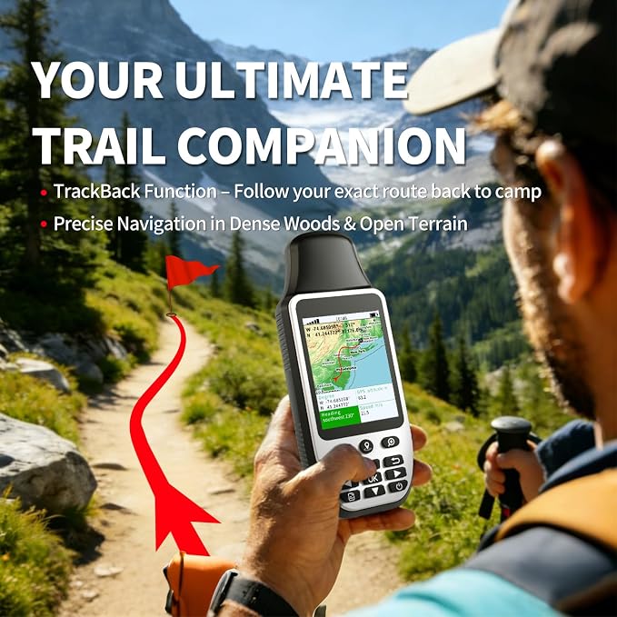 S190 Handheld GPS Navigator, Rugged Handheld GPS - Image 2