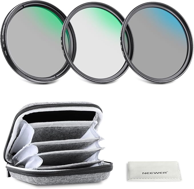 NEEWER 82mm UV/CPL/ND Lens Filter Kit by Neewer