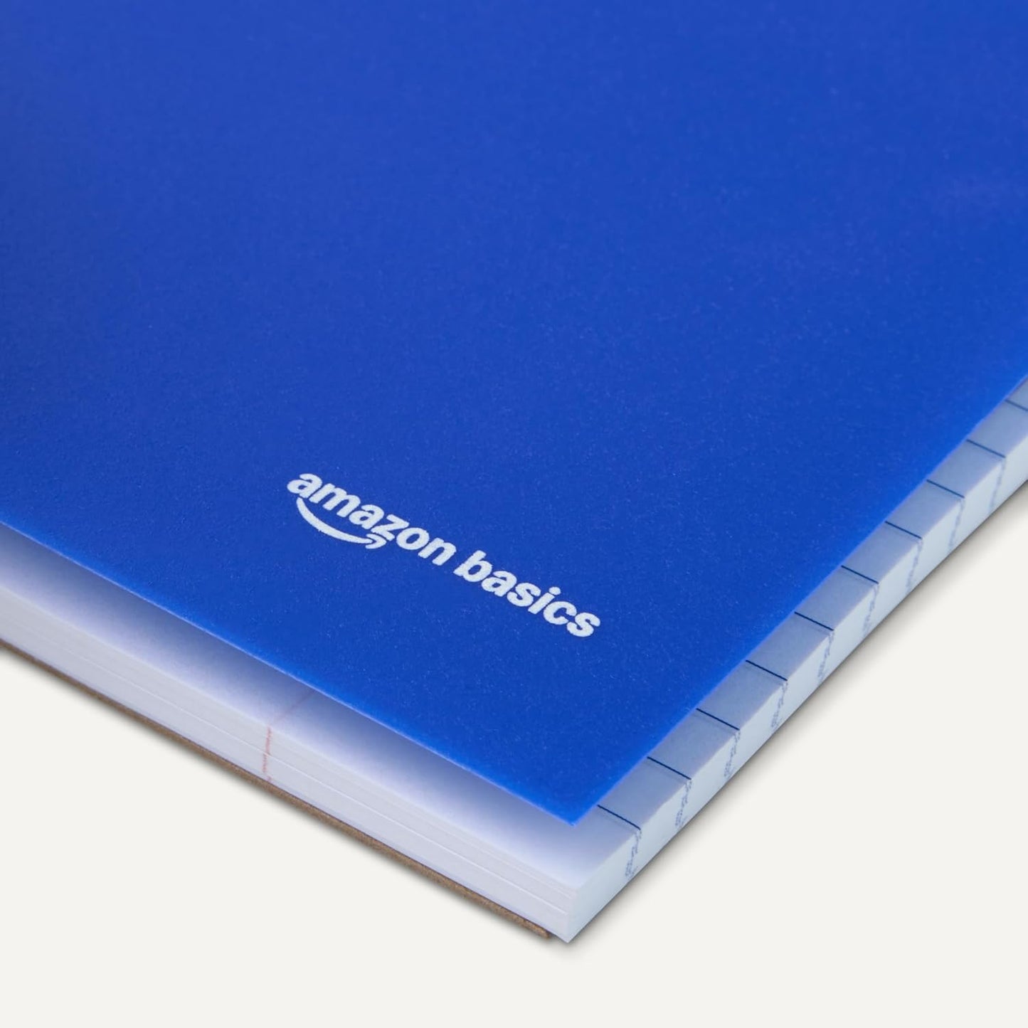 Amazon Basics 1 Subject College Ruled Spiral Notebook Poly Cover,100 Sheets, 8-1/2" x 11", 3 pack, Assorted Primary Colors