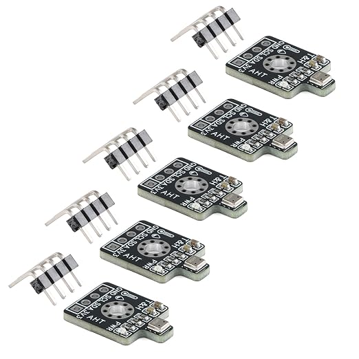 5Pcs AHT30 High-Precision Temp & Humidity Sensor, I2C Output, Anti-Interference by ECBuying
