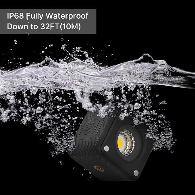 ULANZI LED Video Light Waterproof IP68 Camera Lighting Kit Mini Cube - Image 2