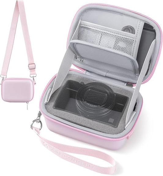 K&F CONCEPT Carrying Case for Digital Camera, Hard Shell Protective Travel Case by KFCONCEPT