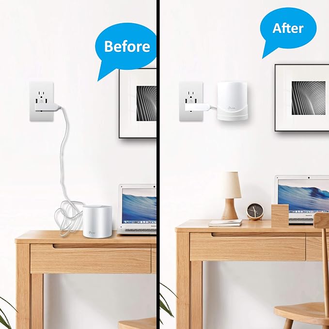 Wall Mount Bracket for Deco X55, X55 Pro, X60 Mesh WiFi System（2 Pack - Image 2